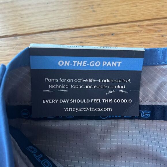 Vineyard Vines Men's Dress Pants Pants Blue Size 28 Casual Comfort - Picture 5 of 11